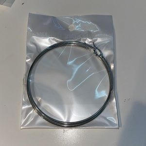 Silver hoops